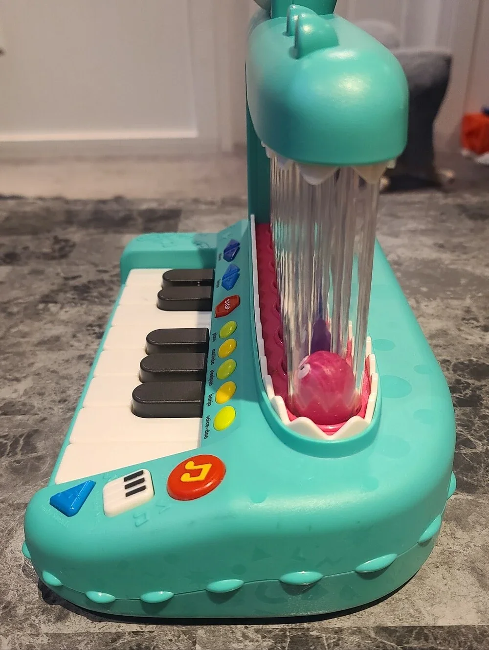 Battat Croco Pop Piano Toy Keyboard with Songs Sounds Lights